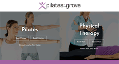Desktop Screenshot of pilatesinthegrove.com