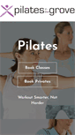 Mobile Screenshot of pilatesinthegrove.com